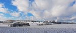 Winterlich eingehüllte Landschaft im Biosphärengebiet